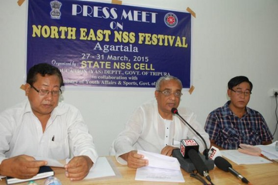 NE NSS Festival 2014-15 from March 27: 350 representatives from 8 states would participate, Minister Sahid Choudhuri